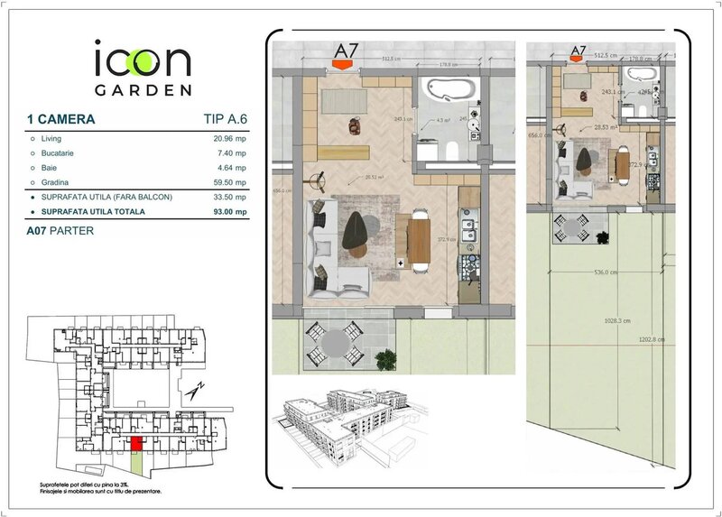 Mosilor, garsoniera cu gradina, direct proprietar.